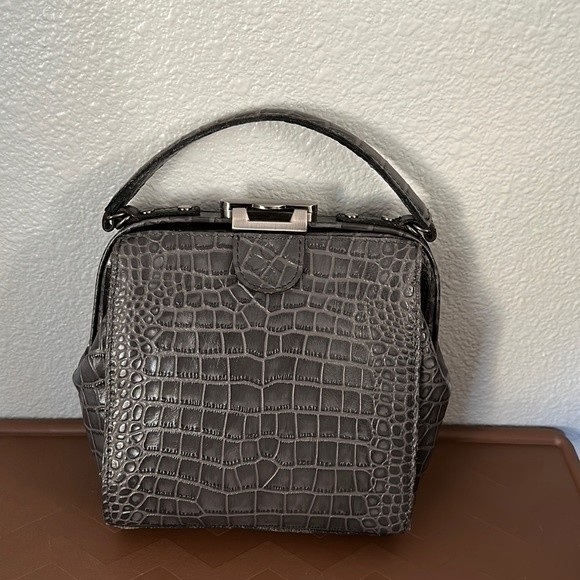 Patricia Nash Bags Patricia Nash Leather Croc Embossed Nela